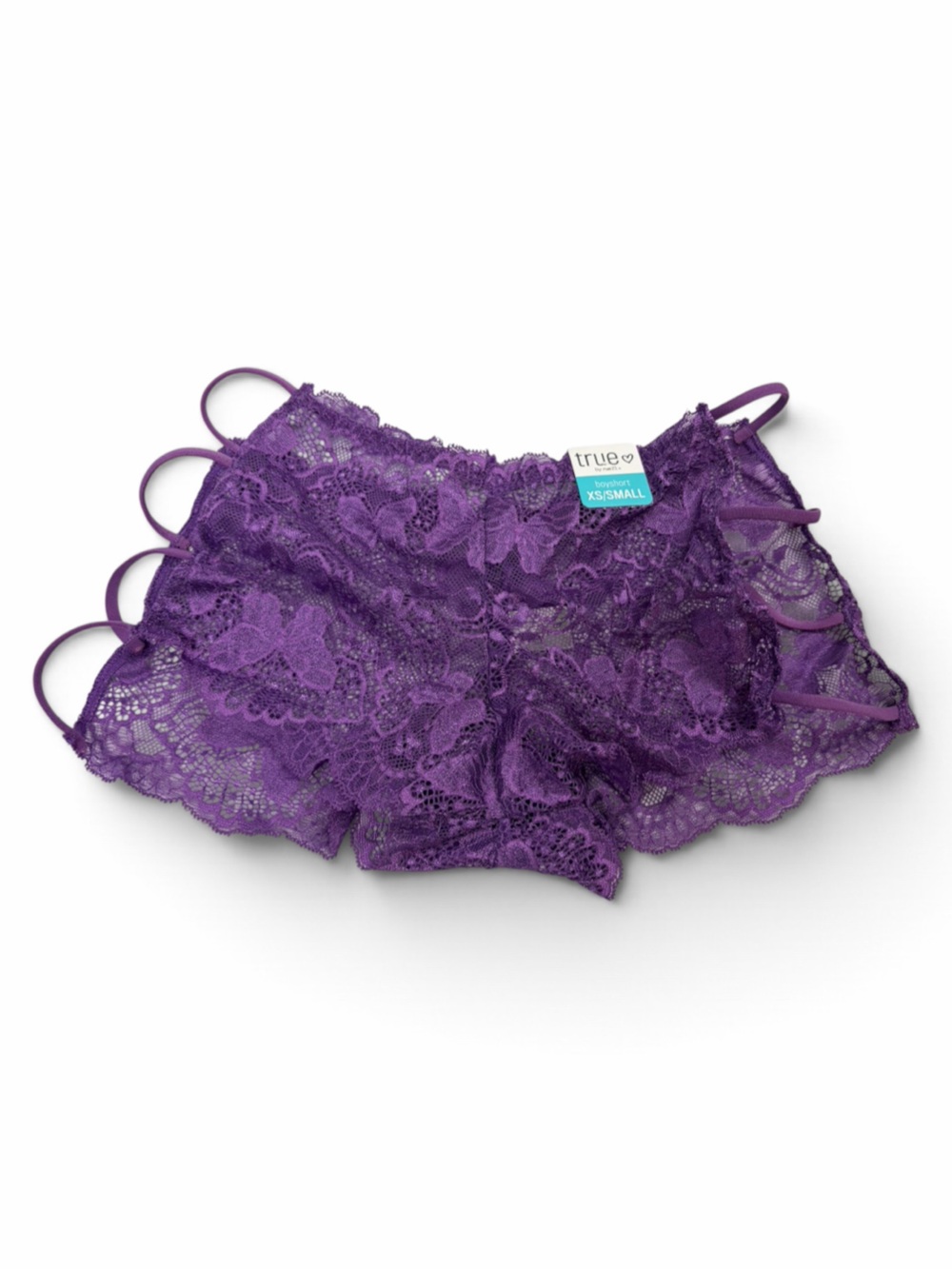 Purple Lace Women’s boy-short underwear